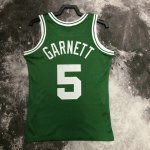 Maillot de Basket #5 Kevin Garnett Celtics 2007-08 M&N Imprimé Vert